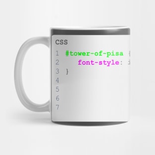 CSS Tower of Pisa Mug